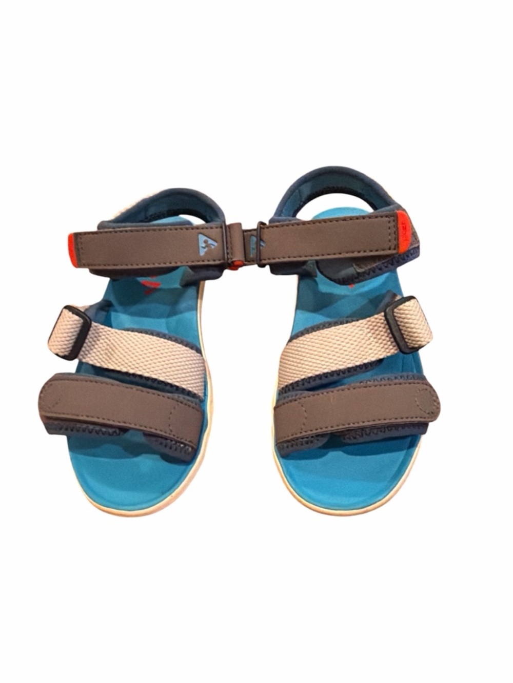 Kids PLAE Wes Blue and Gray Sandals Size 12